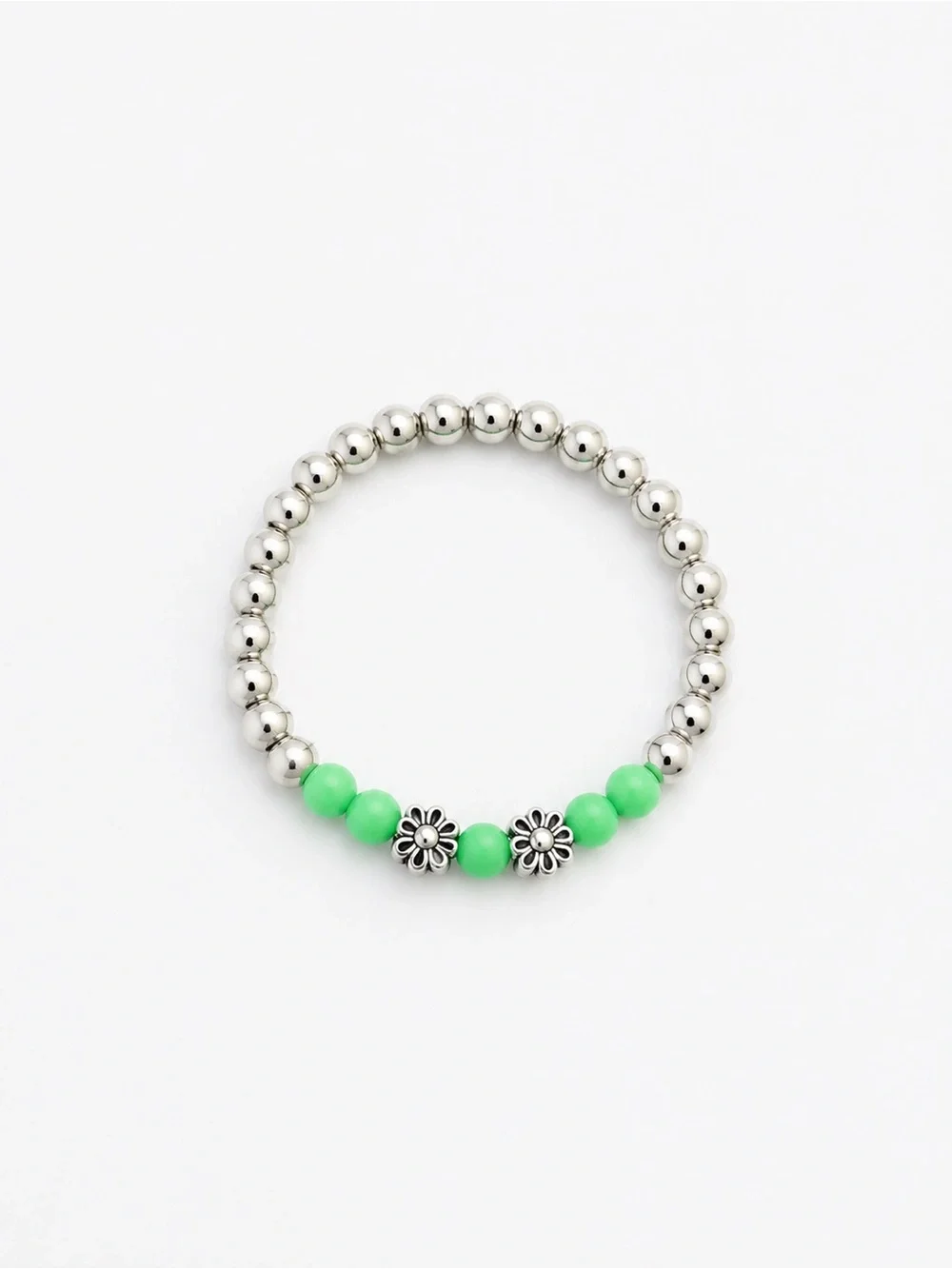 Little girl beaded flower bracelet NWT